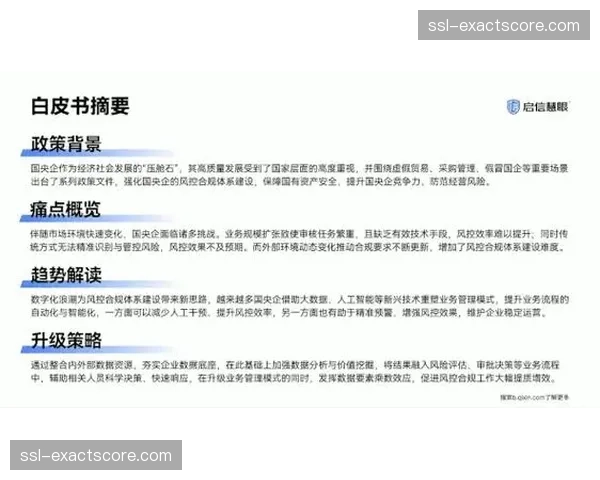 合规与风控流程嵌入数字化管理平台，实现自动化预警与处置。